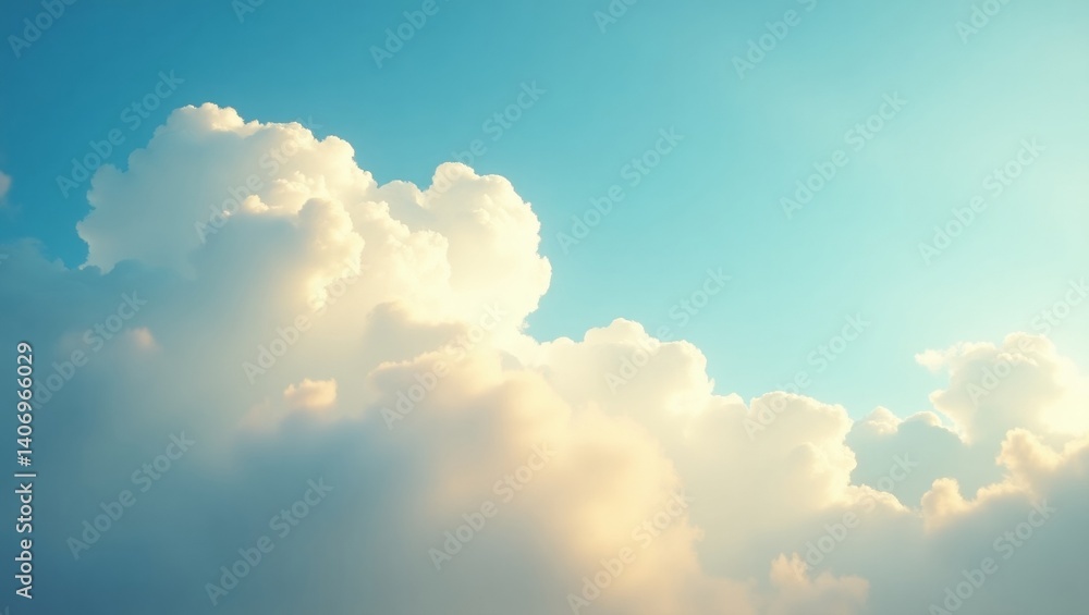 Stunning Cloud Formations in a Pastel Sky Stunning Cloud Formations in a Pastel Sky