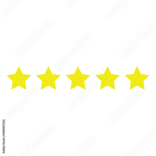 five star rating stars