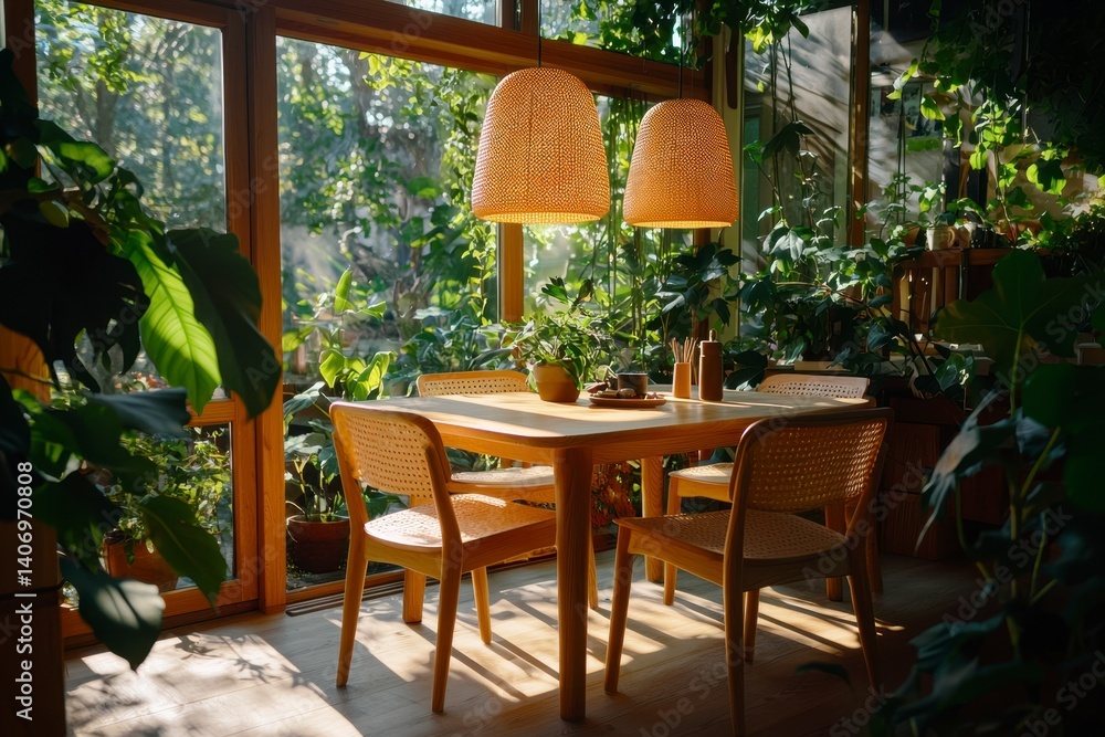 Step into a realm where nature embraces the soul, a Scandinavian sanctuary bathed in gentle sunlight and earthy hues This minimalist haven invites serenity, its clean lines and organic textures Step into a realm where nature embraces the soul, a Scandinavian sanctuary bathed in gentle sunlight and earthy hues This minimalist haven invites serenity, its clean lines and organic textures