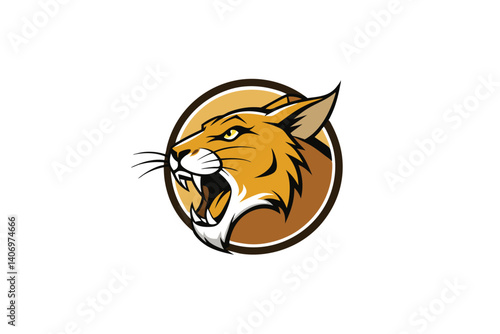 tiger head vector illustration