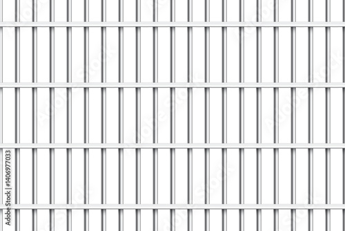 Metal prison jail background. Cell bar with vertical and horizontal steel rods. Secure detention concept. Zoo cage. Realistic vector illustration.