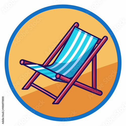 beach chair with umbrella