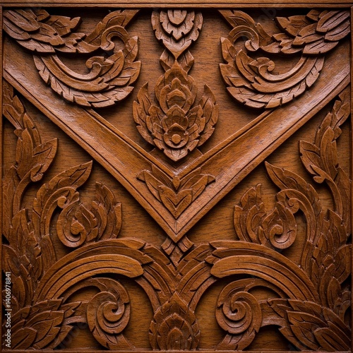 old wooden pattern