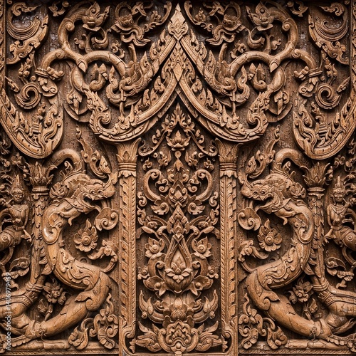 thai style wood