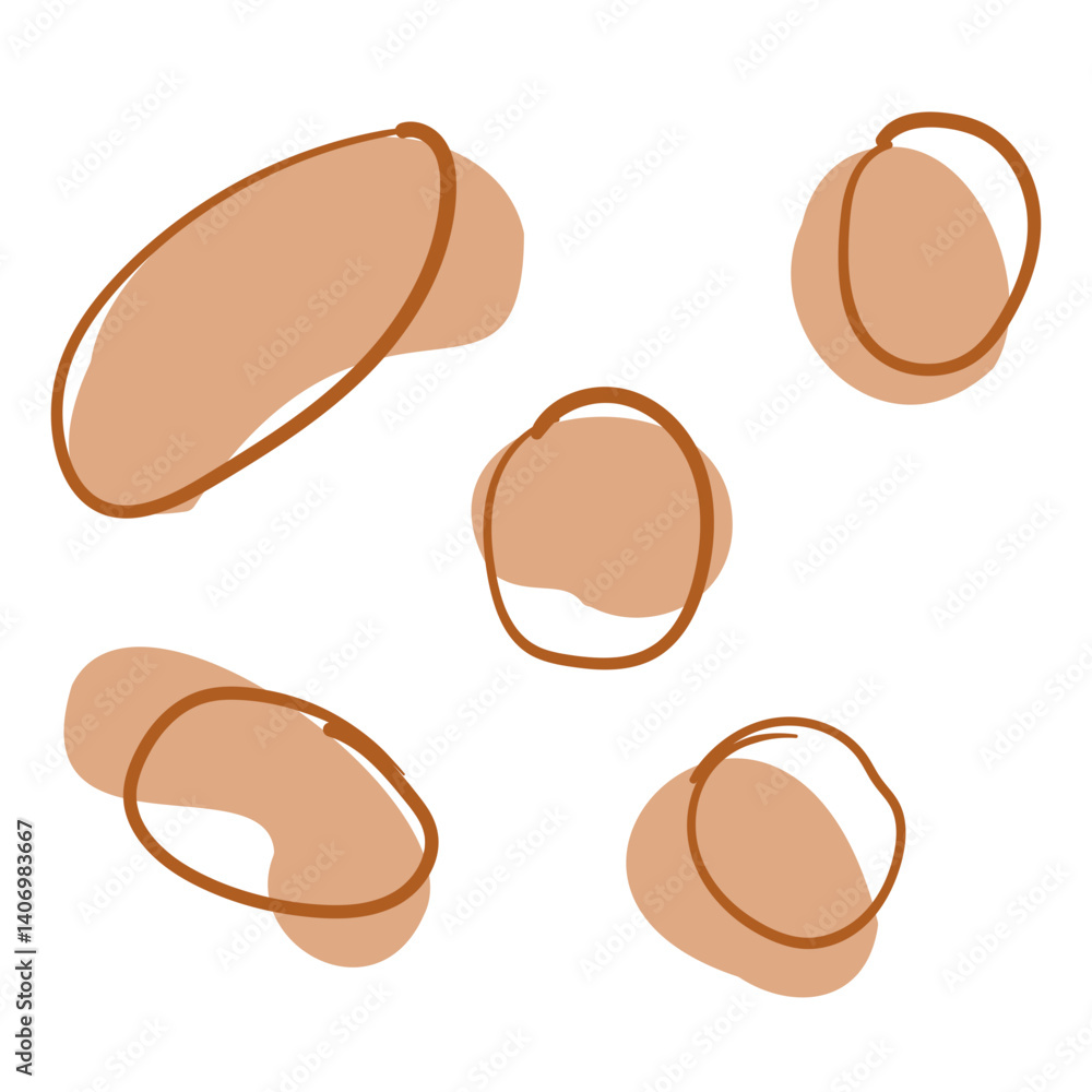 Dots Abstract Organic Shape Dots Abstract Organic Shape