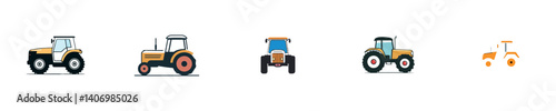 Tractors and Farming Equipment for Agriculture