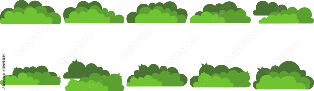 Obraz premium Green Bushes