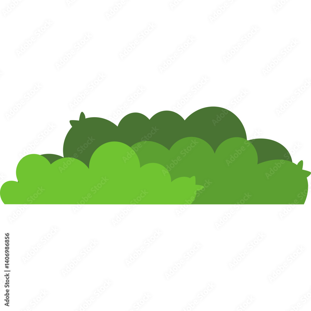 Obraz premium Green Bushes 