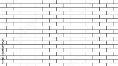 White brick wall background pattern . vector empty stucco masonry pavement floor and wall limestone brickwork concrete texture. building architecture brick wall concrete abstract backgrounds .