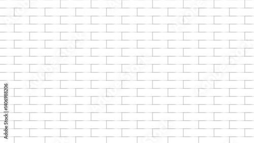 White brick wall background pattern . vector empty stucco masonry pavement floor and wall limestone brickwork concrete texture. building architecture brick wall concrete abstract backgrounds .