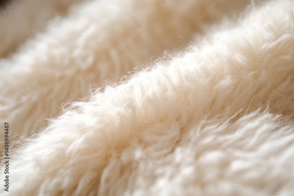 Close-up of soft, fluffy, cream-colored fur texture, showcasing its luxurious and delicate nature. Close-up of soft, fluffy, cream-colored fur texture, showcasing its luxurious and delicate nature.