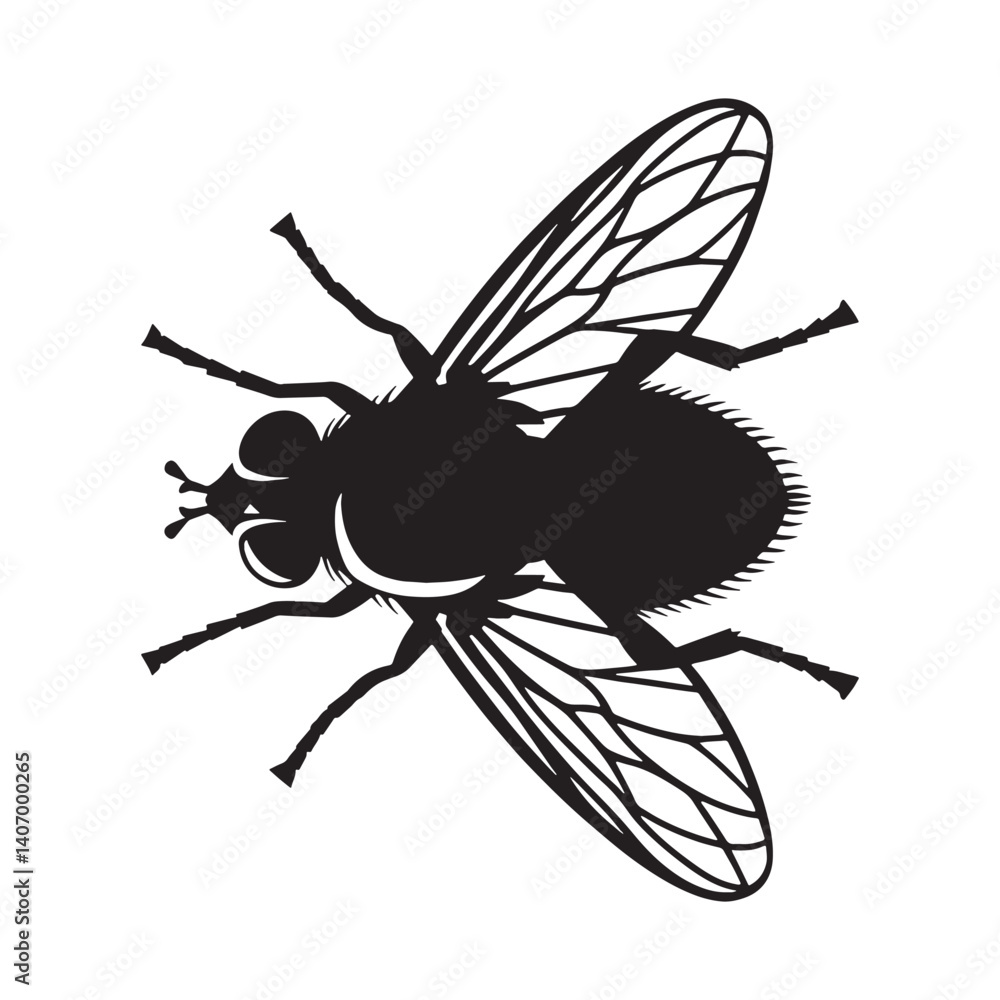 Sharp-winged Fly silhouette, streamlined for rapid motion – Fly illustration – Minimalist Fly vector – Insect silhouette
Sharp-winged Fly silhouette, streamlined for rapid motion – Fly illustration – Minimalist Fly vector – Insect silhouette