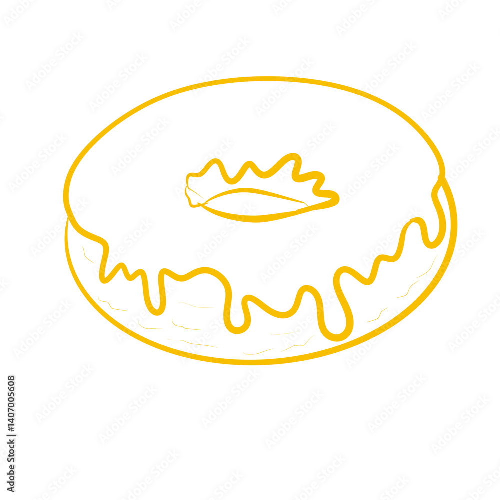 Donut Outline Donut Outline
