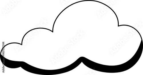 Puffed Cloud with Symmetrical Shape