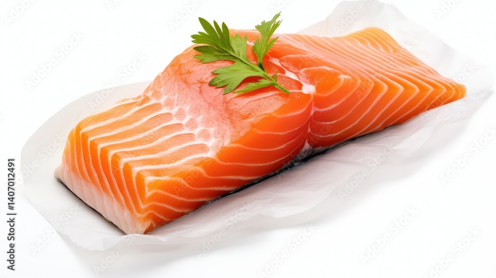fillet salmon isolated on white fillet salmon isolated on white