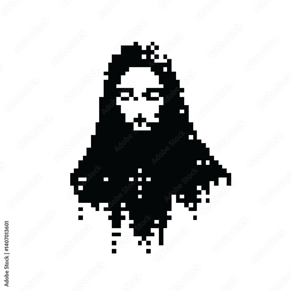 Fototapeta premium Dark Aesthetic Dithering Element