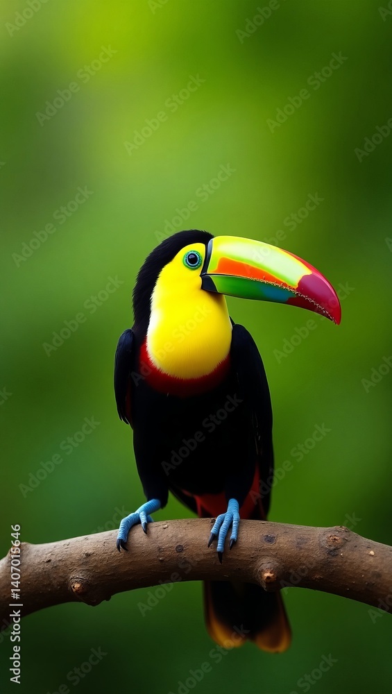 Fototapeta premium toucan in the jungle