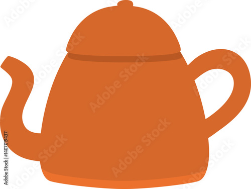 Teapot design vector elements illustration