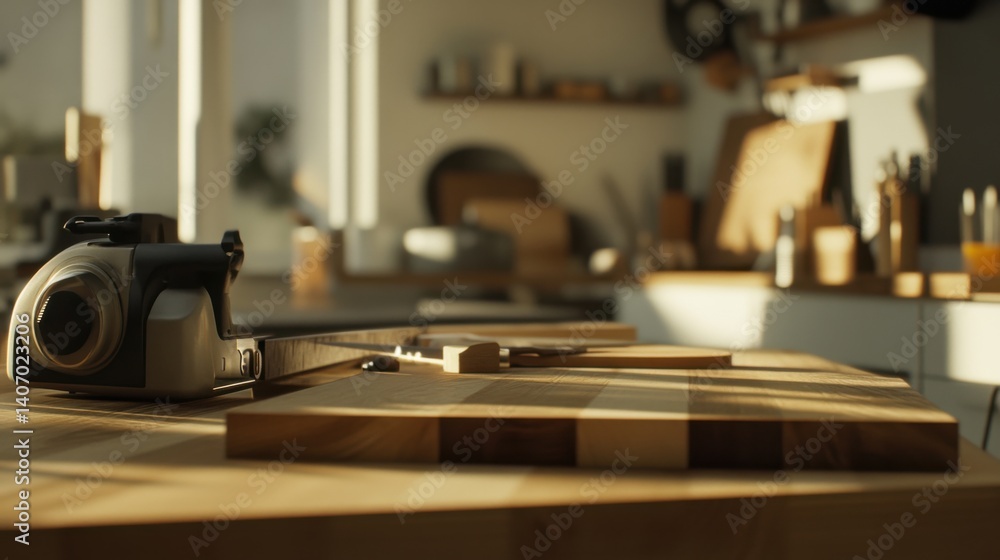 Carpenter cutting wooden panel for furniture. Featuring wood cutting and furniture making Carpenter cutting wooden panel for furniture. Featuring wood cutting and furniture making