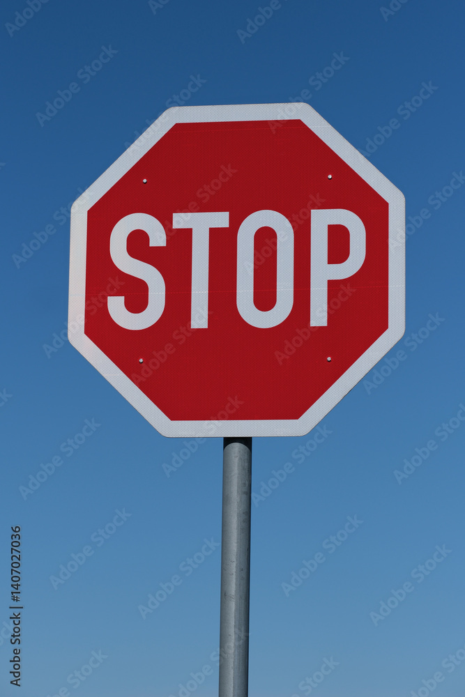 Verkehrszeichen Stop, Stoppschild, Deutschland Verkehrszeichen Stop, Stoppschild, Deutschland