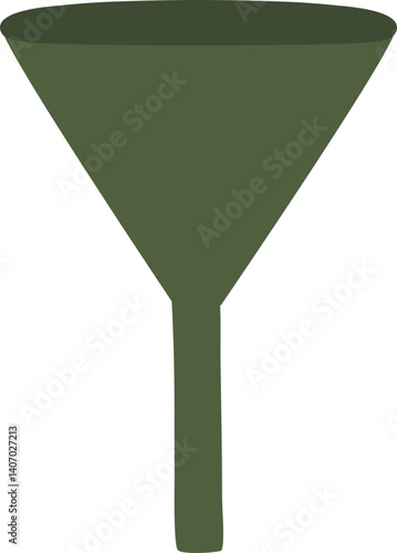 Sifting flour sieve Confectioner sieve flour sifting Illustration background