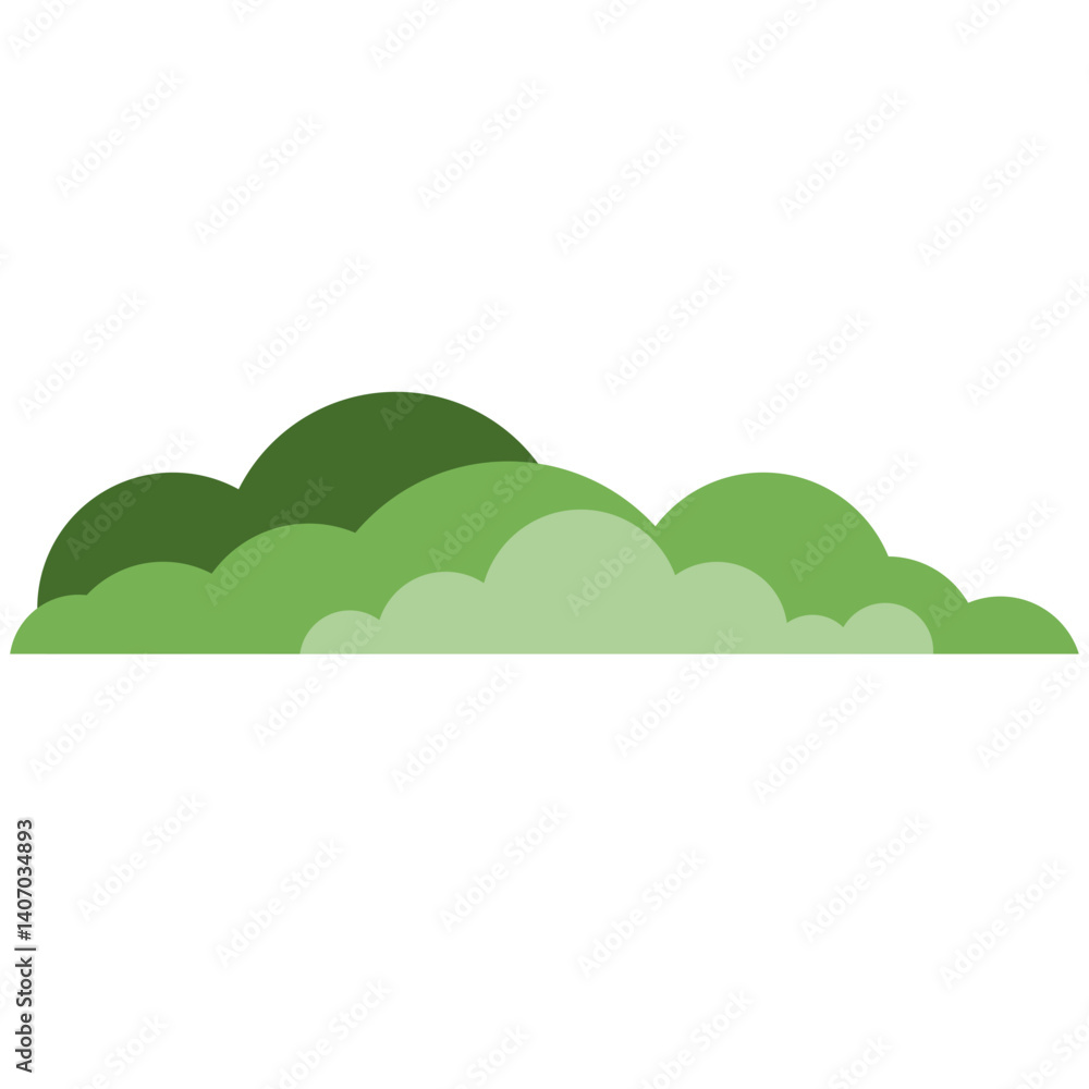 Obraz premium Green Bushes