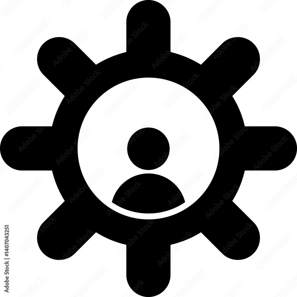 Obraz premium Identity Management Icon