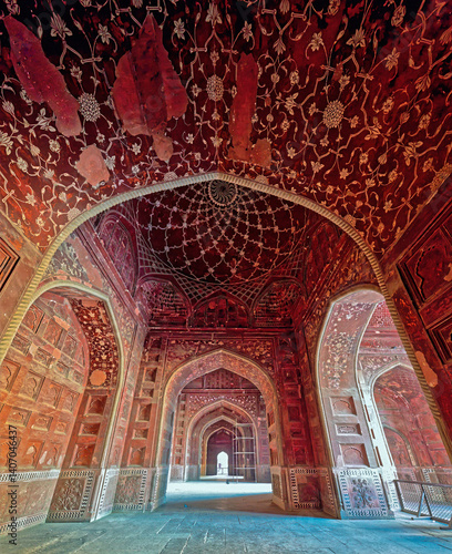 Mosque at taj mahal agra india