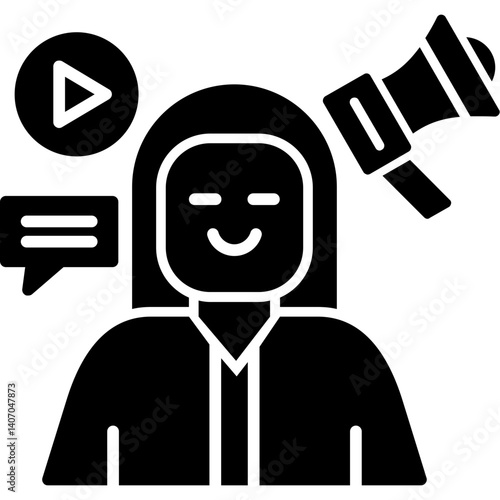 Influencer Marketing Icon