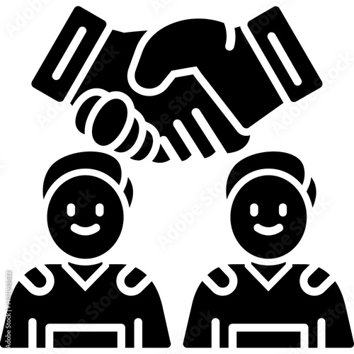 Influencer Collaboration Icon