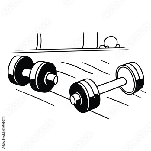 Fitness Equipment Dumbbells Weightlifting Exercise Gym Workout Strength Training, 