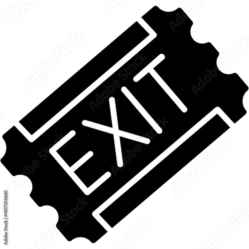 Exit Ticket Icon