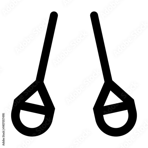 TRX Bands Vector Glyph Icon Design