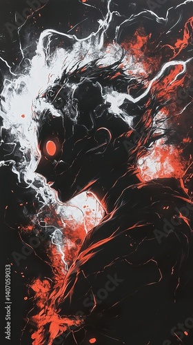 Dark Powerful Figure