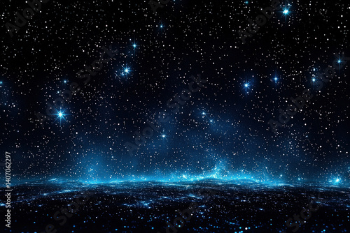 A starry night background f...