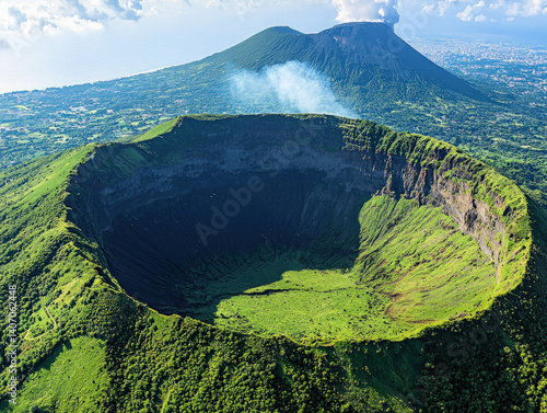 A striking view of Mount Ve...