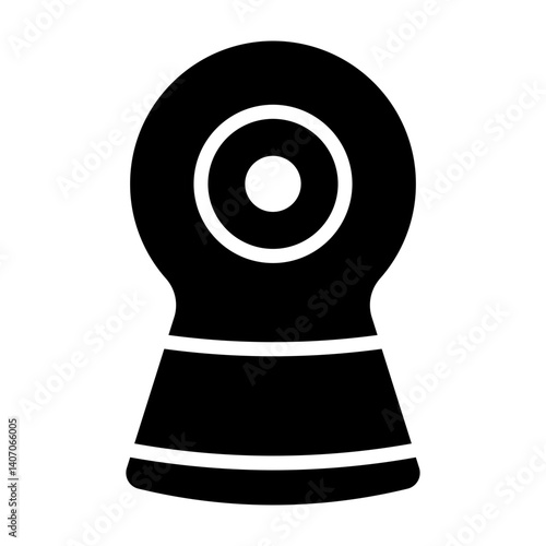 Web Cam Vector Glyph Icon Design