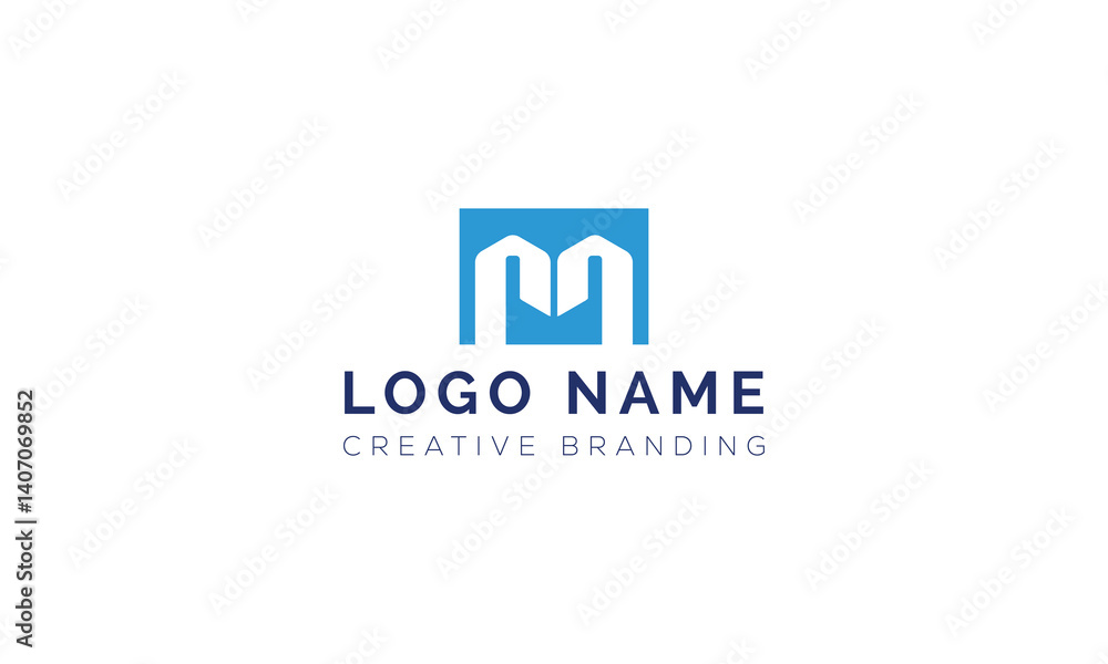 Minimalist M Logo for Branding and Identity. Minimalist M Logo for Branding and Identity.