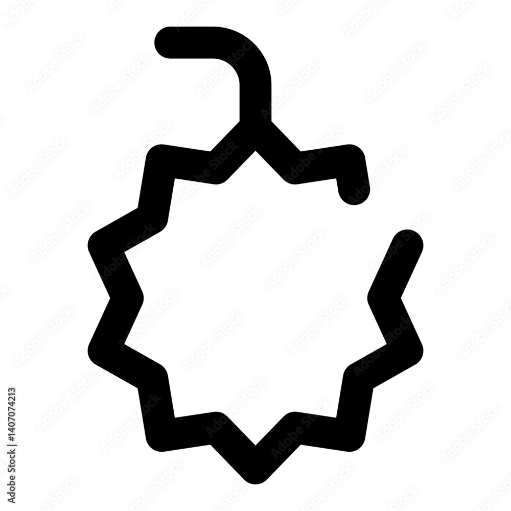 food and fruit dashed line icon food and fruit dashed line icon