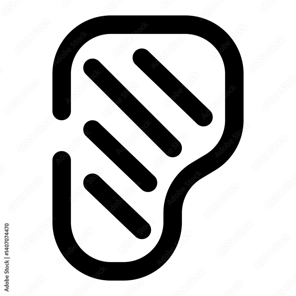 food and fruit dashed line icon food and fruit dashed line icon