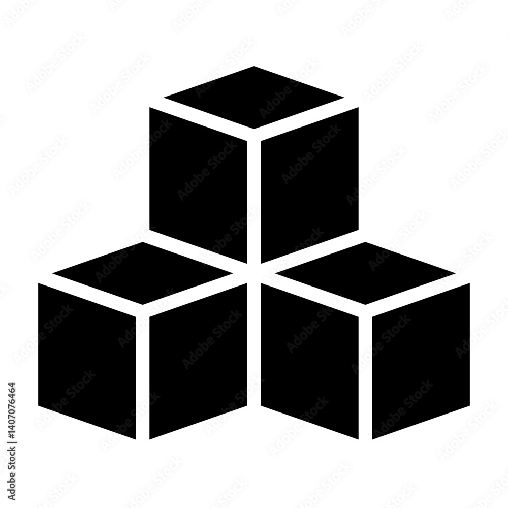 Sugar Vector Glyph Icon Design Sugar Vector Glyph Icon Design