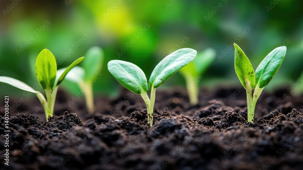 Fototapeta premium soil plant dirt