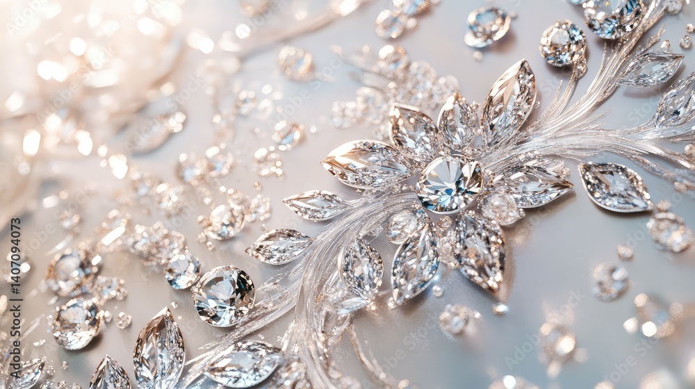 Fototapeta premium elegance silver elegant background