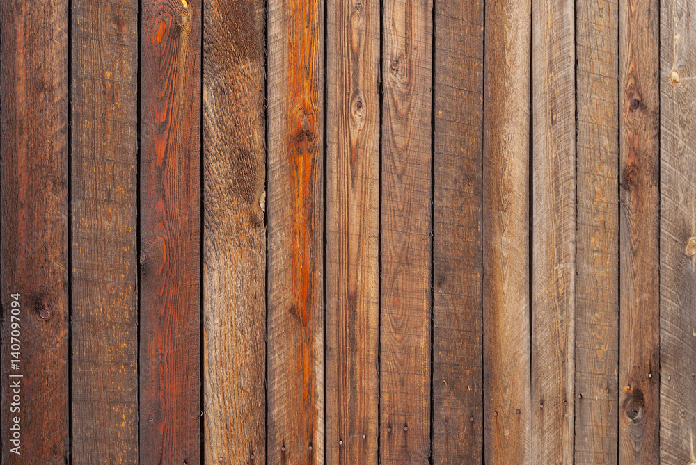 Naklejka premium Closeup of natural unpainted wooden boards texture