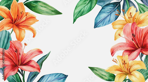 Elegant wedding invitation card background . Minimal hand painted watercolor botanical flowers texture template background. Design for wedding, vip cover, poster, rsvp moderncard.Valentine's Day