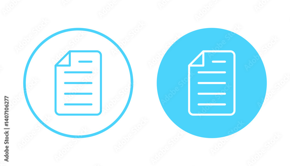 Document icon vector. Paper sign and symbol. File Icon Document icon vector. Paper sign and symbol. File Icon
