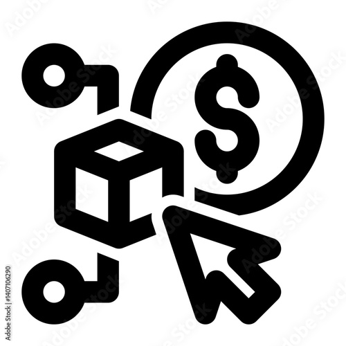 App Monetization, Application, App Outline Icon
