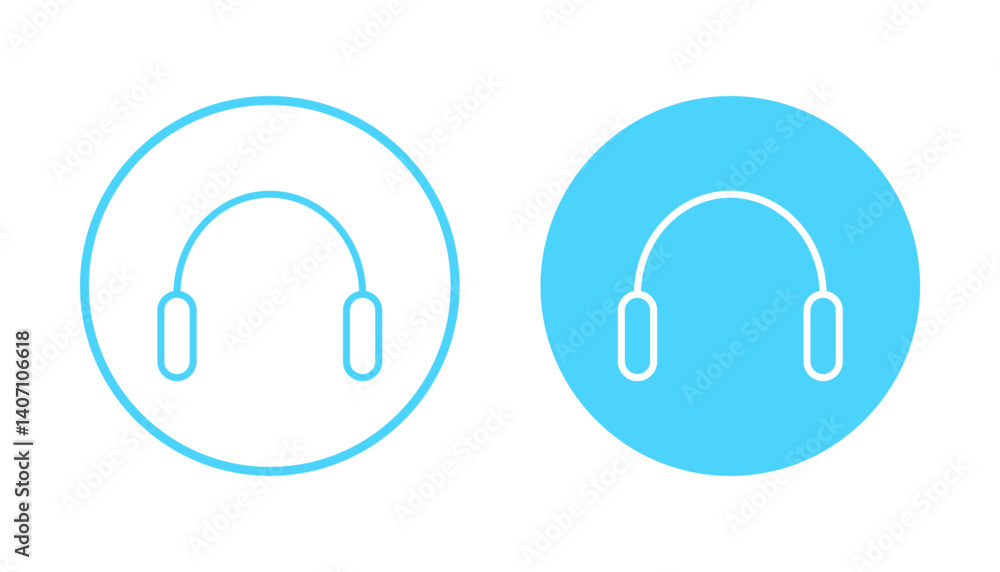 Headphone icon vector. Headvector sign and symbol Headphone icon vector. Headvector sign and symbol