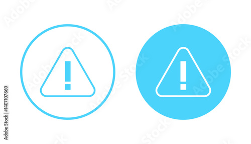Exclamation danger icon vector. attention sign and symbol. attention sign