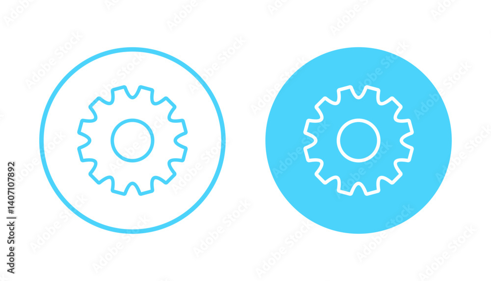 Setting icon vector. Cog sign and symbol. Gear Sign Setting icon vector. Cog sign and symbol. Gear Sign
